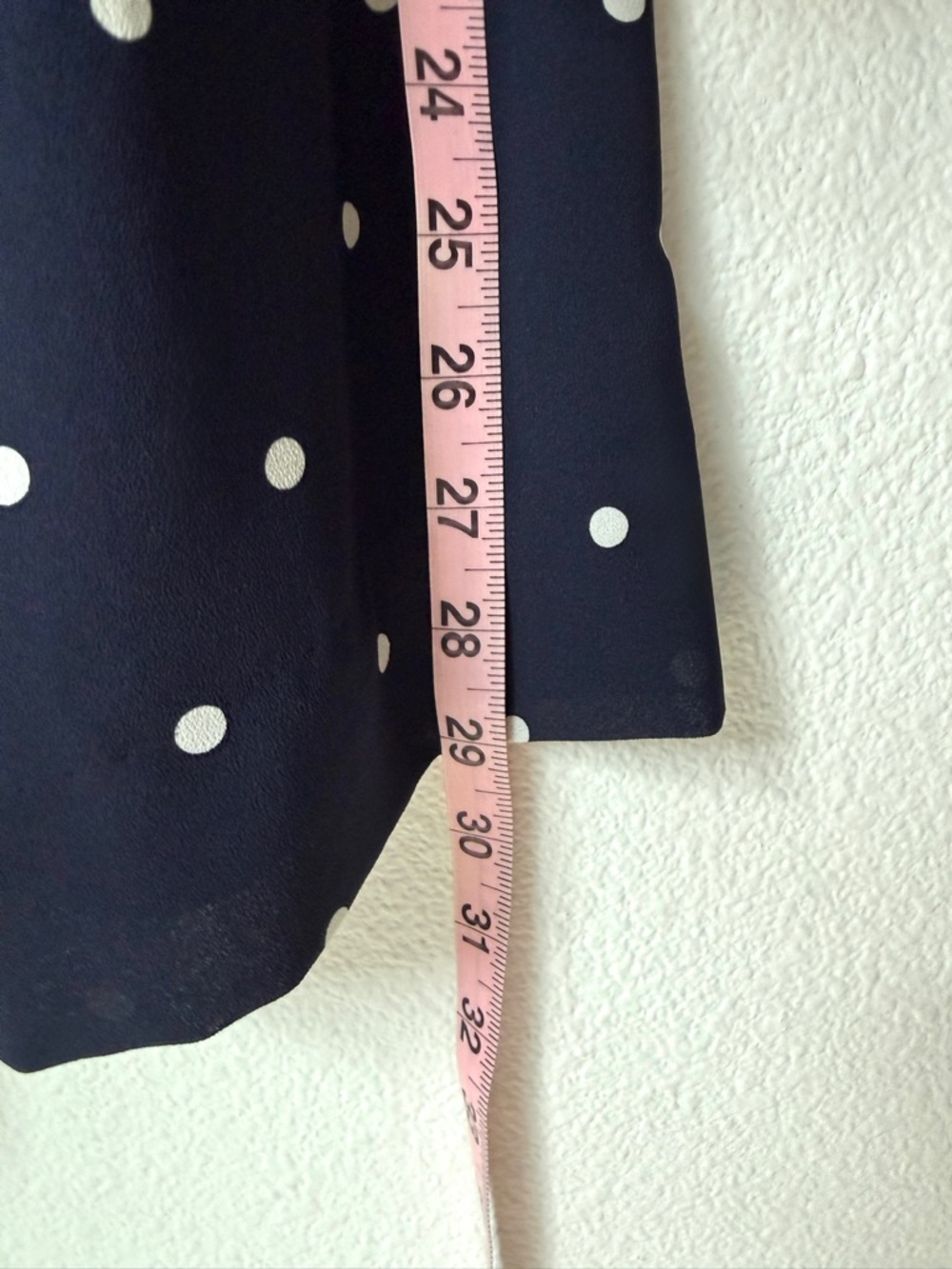 J.Crew Navy Polka Dot Stretch-Waist Midi Skirt - 4 - Like New - Picture 8 of 8